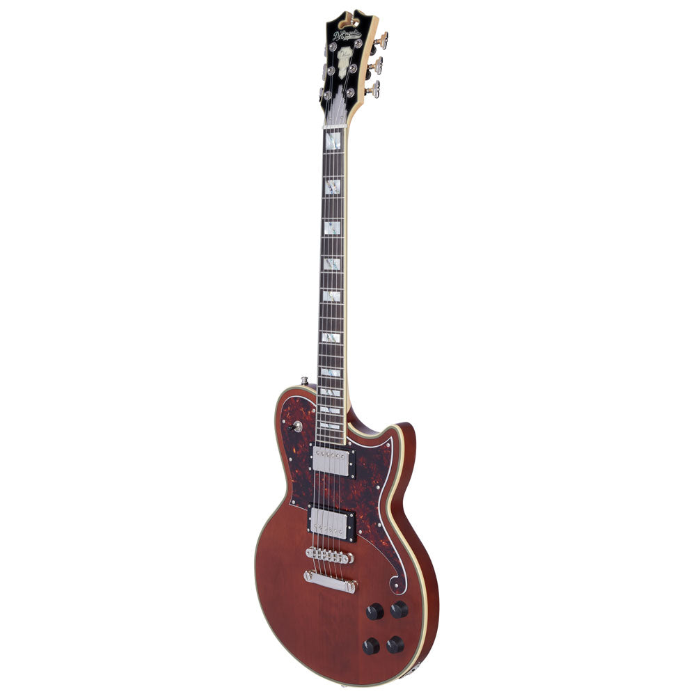D'Angelico Deluxe Atlantic Electric Guitar (Matte Walnut)