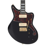 D'Angelico Deluxe Bedford Electric Guitar (Black)