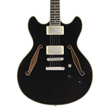 D'Angelico Excel DC Tour Electric Guitar (Semi-Hollowbody - Black)