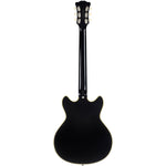 D'Angelico Excel Mini DC Tour Electric Guitar (Semi-Hollowbody - Black)