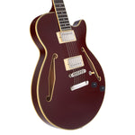 D'Angelico Excel SS Tour Electric Guitar (Semi-Hollowbody - Wine)