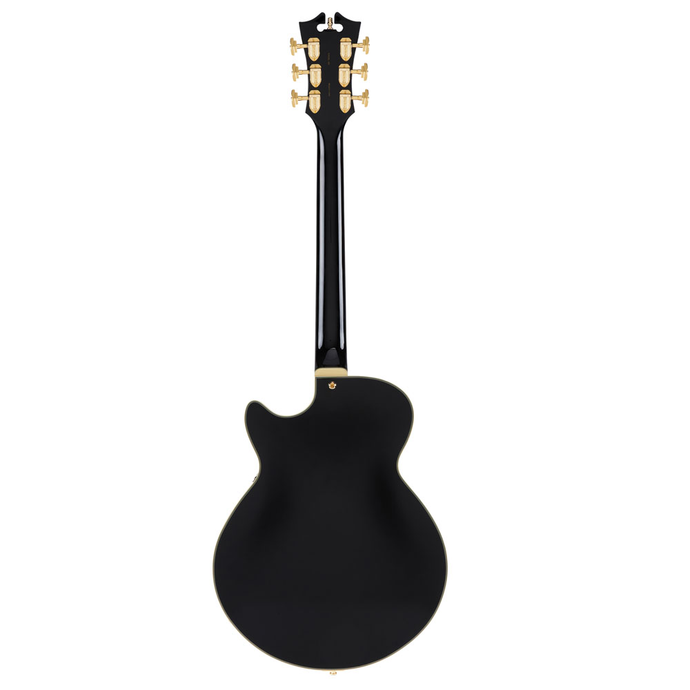 D'Angelico Excel SS Electric Guitar (Semi-Hollowbody - Black)