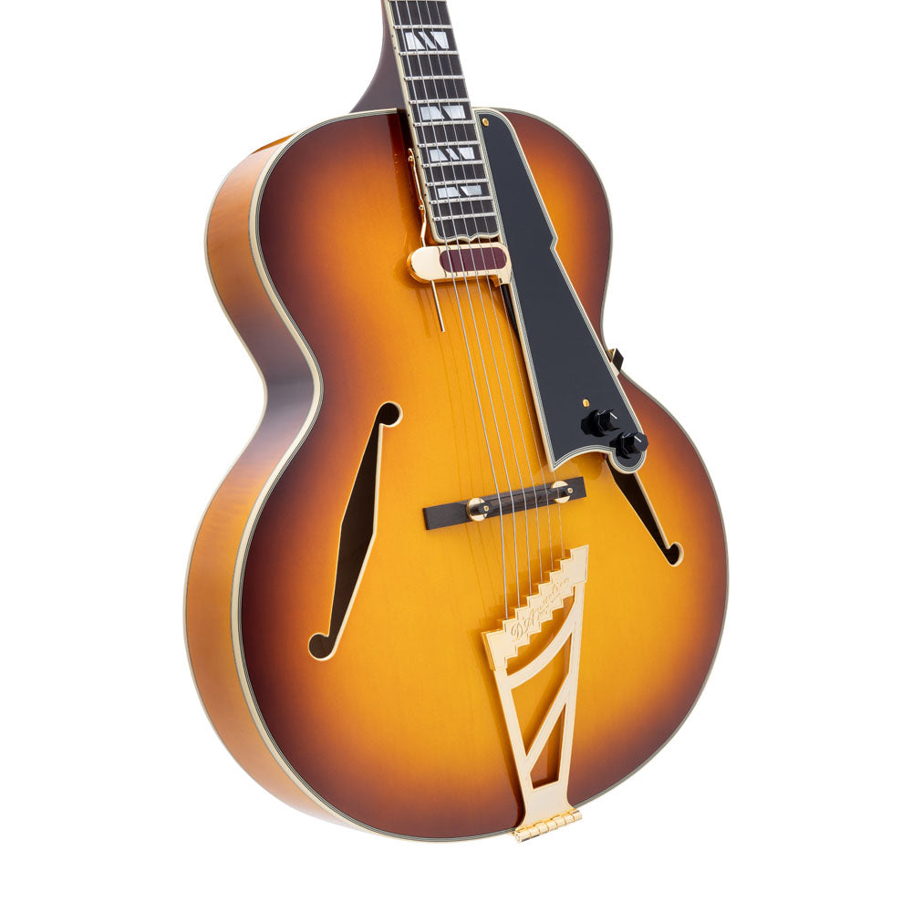 D'Angelico Excel Style B Electric Guitar (Hollowbody - Dark Iced Tea Burst)