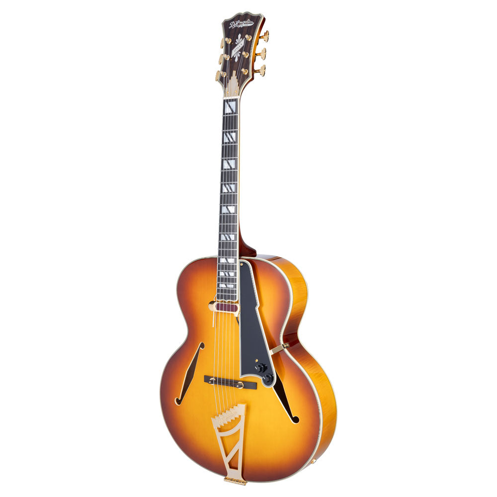 D'Angelico Excel Style B Electric Guitar (Hollowbody - Dark Iced Tea Burst)