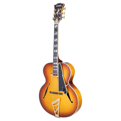 D'Angelico Excel Style B Electric Guitar (Hollowbody - Dark Iced Tea Burst)