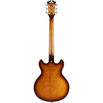 D'Angelico Premier Mini DC Electric Guitar (Semi-Hollowbody - Dark Ice Tea Burst)