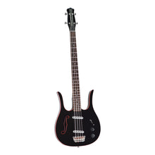 Danelectro Longhorn Bass (Black - Red Binding)