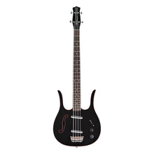 Danelectro Longhorn Bass (Black - Red Binding)
