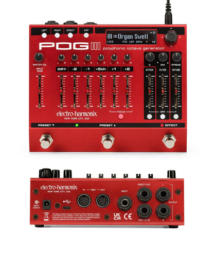 Electro-Harmonix POG3 Polyphonic Octave Generator Pedal