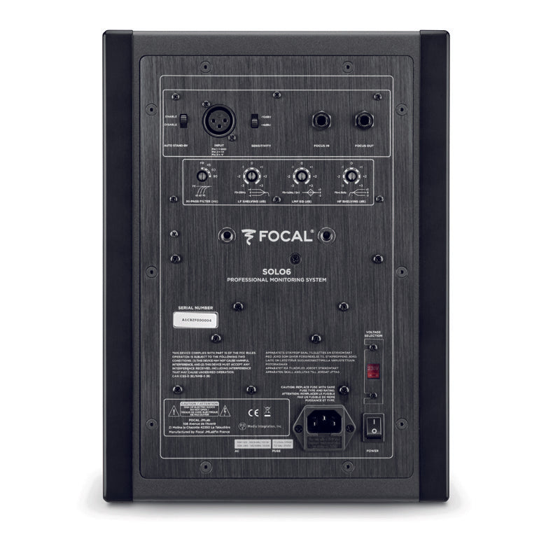 Focal Solo6 Studio Monitor (Single - Black)