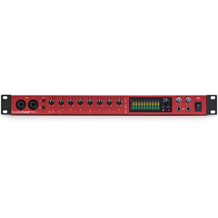 Focusrite Clarett+ 8Pre Audio Interface (18x20)