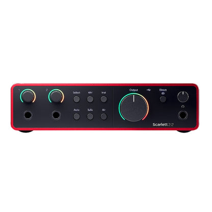 Focusrite Scarlett 2i2 Audio Interface (USB) (4th Generation)