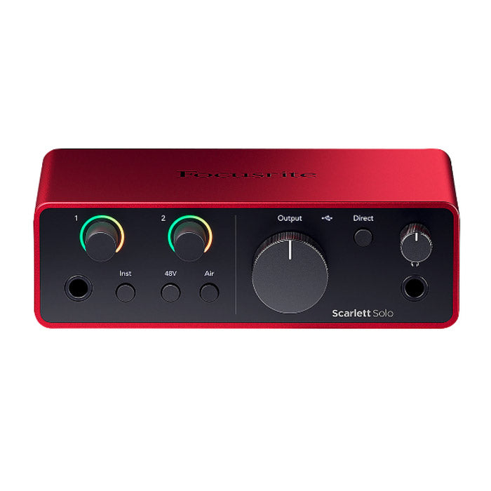 Focusrite Scarlett Solo Audio Interface (USB) (4th Generation)