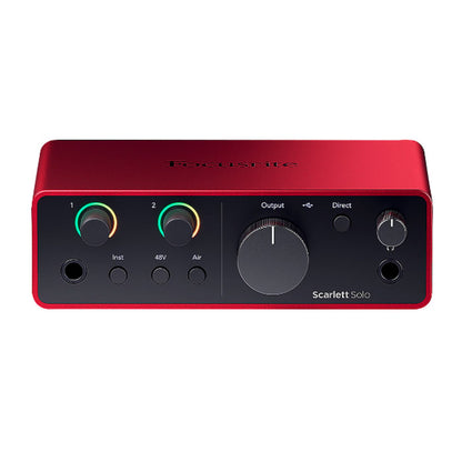 Focusrite Scarlett Solo Audio Interface (USB) (4th Generation)