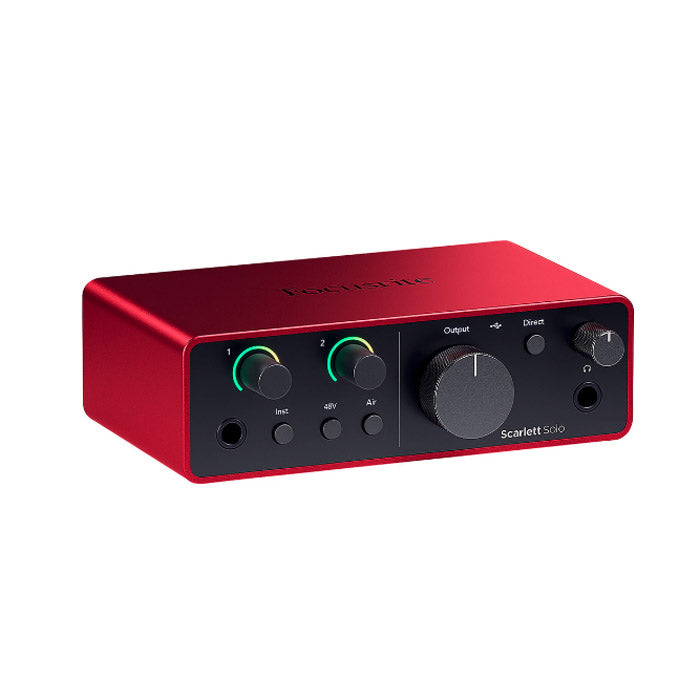 Focusrite Scarlett Solo Audio Interface (USB) (4th Generation)