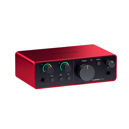 Focusrite Scarlett Solo Audio Interface (USB) (4th Generation)