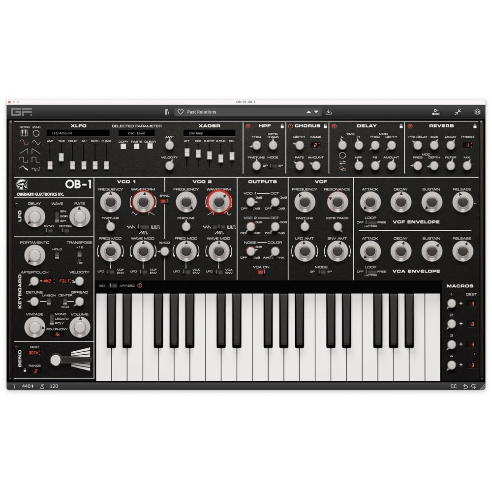 GForce Oberheim OB-1 Virtual Instrument