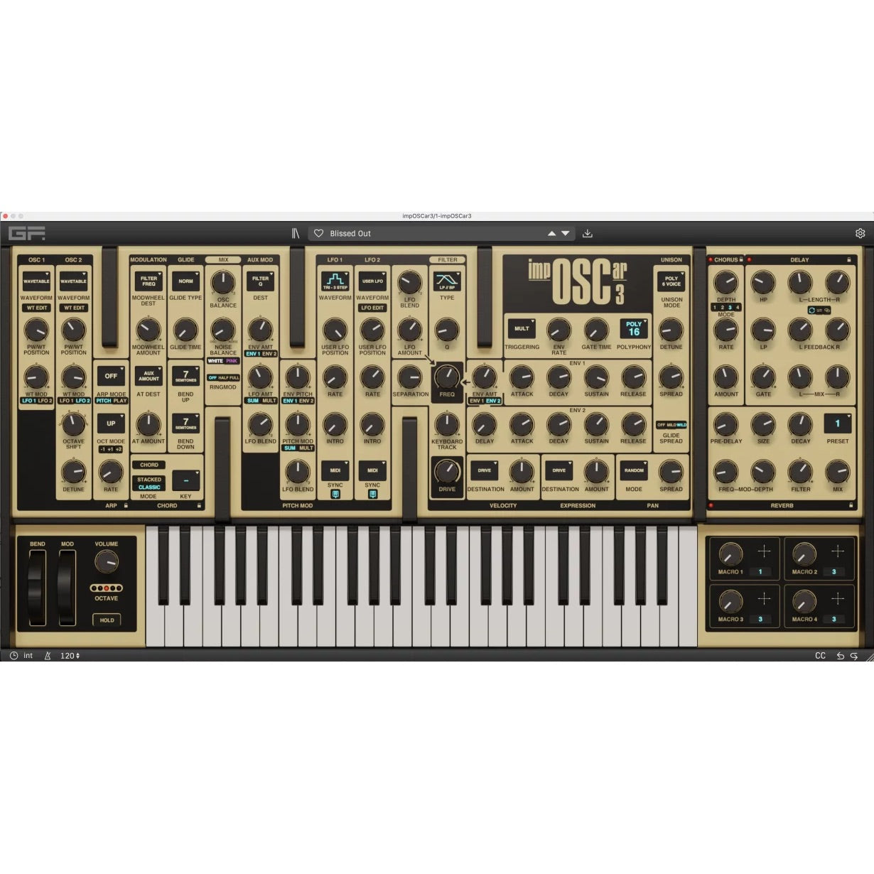 GForce impOSCar3 Virtual Instrument