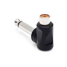 HOSA GPR-123 Right-angle Adapters RCA to 1/4 in TS 2 pc