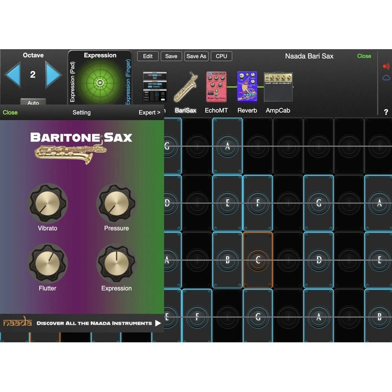 GeoShred Naada Baritone Sax