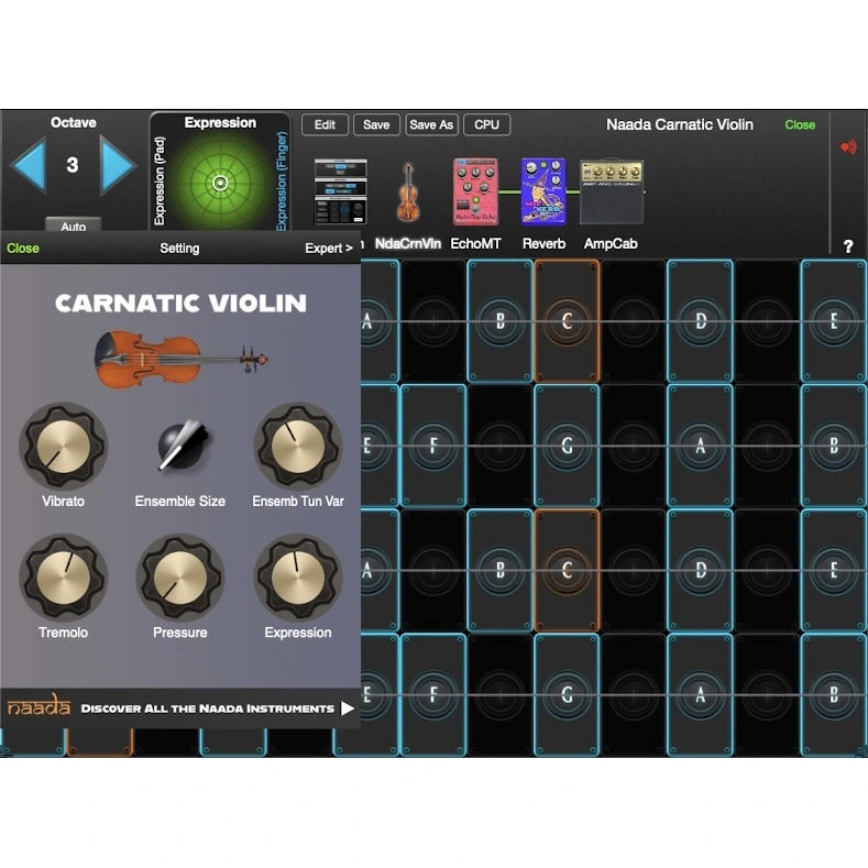GeoShred Naada Carnatic Violin