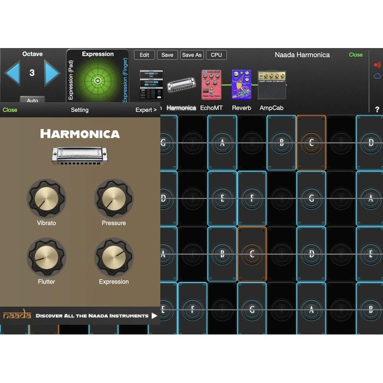 GeoShred Naada Harmonica