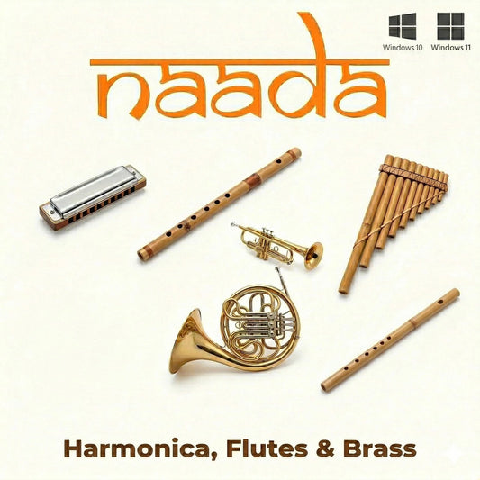 GeoShred Naada Harmonica, Flutes & Brass for Windows