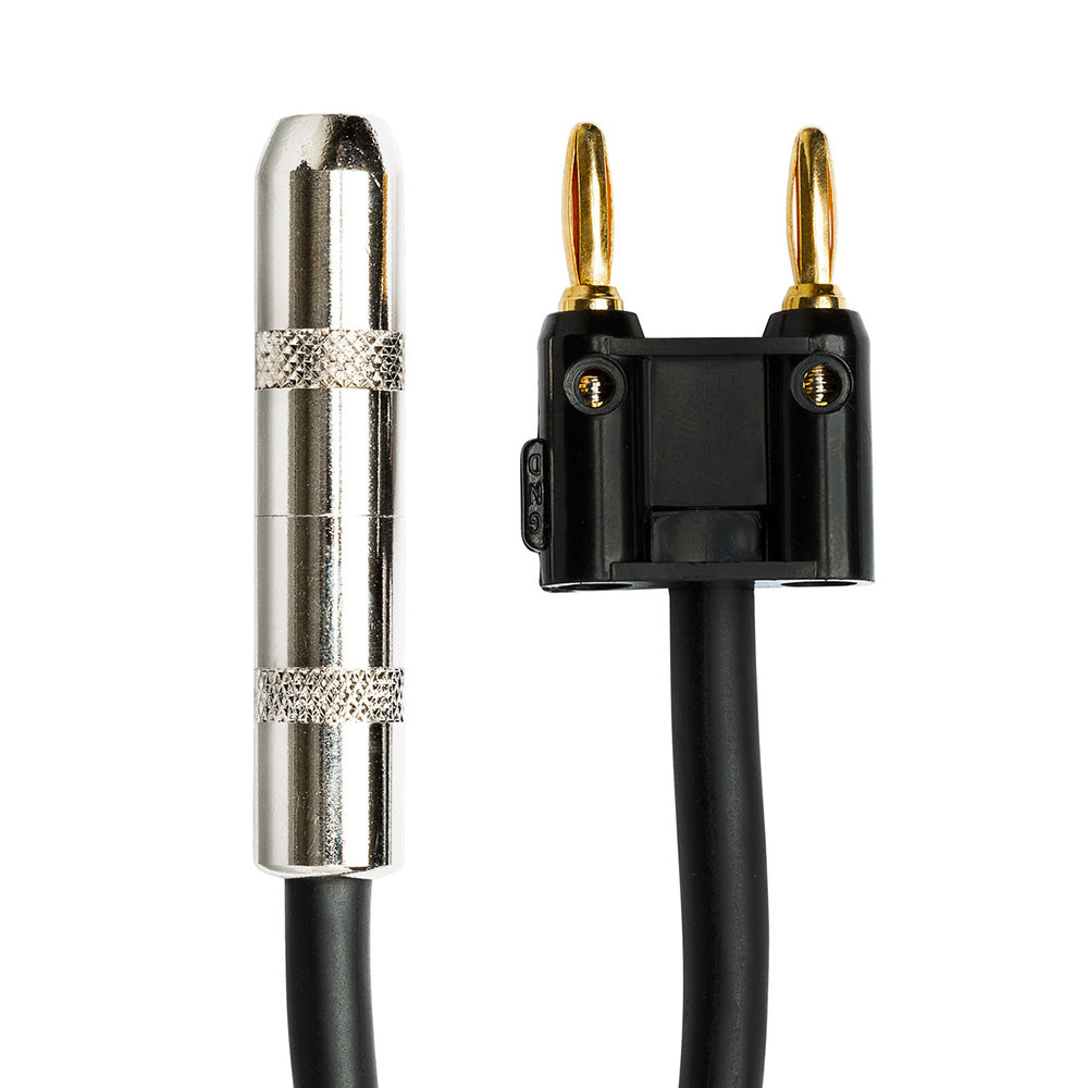 HOSA BNP-116BK Speaker Adapter 1/4 in TS to Dual Banana