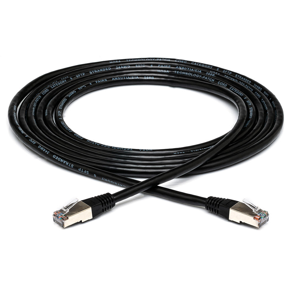 HOSA CAT-610BK Cat 6 Cable 8P8C to Same (10 ft)