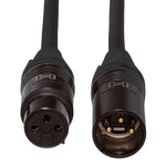 HOSA CMK-003AU Edge Microphone Cable Neutrik XLR3F to XLR3M (3 ft)