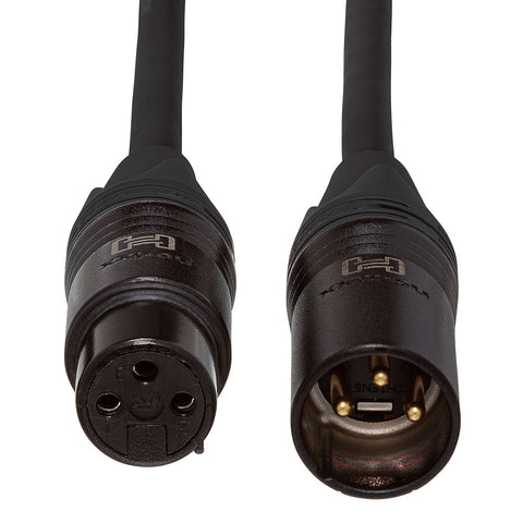 HOSA CMK-003AU Edge Microphone Cable Neutrik XLR3F to XLR3M (3 ft)