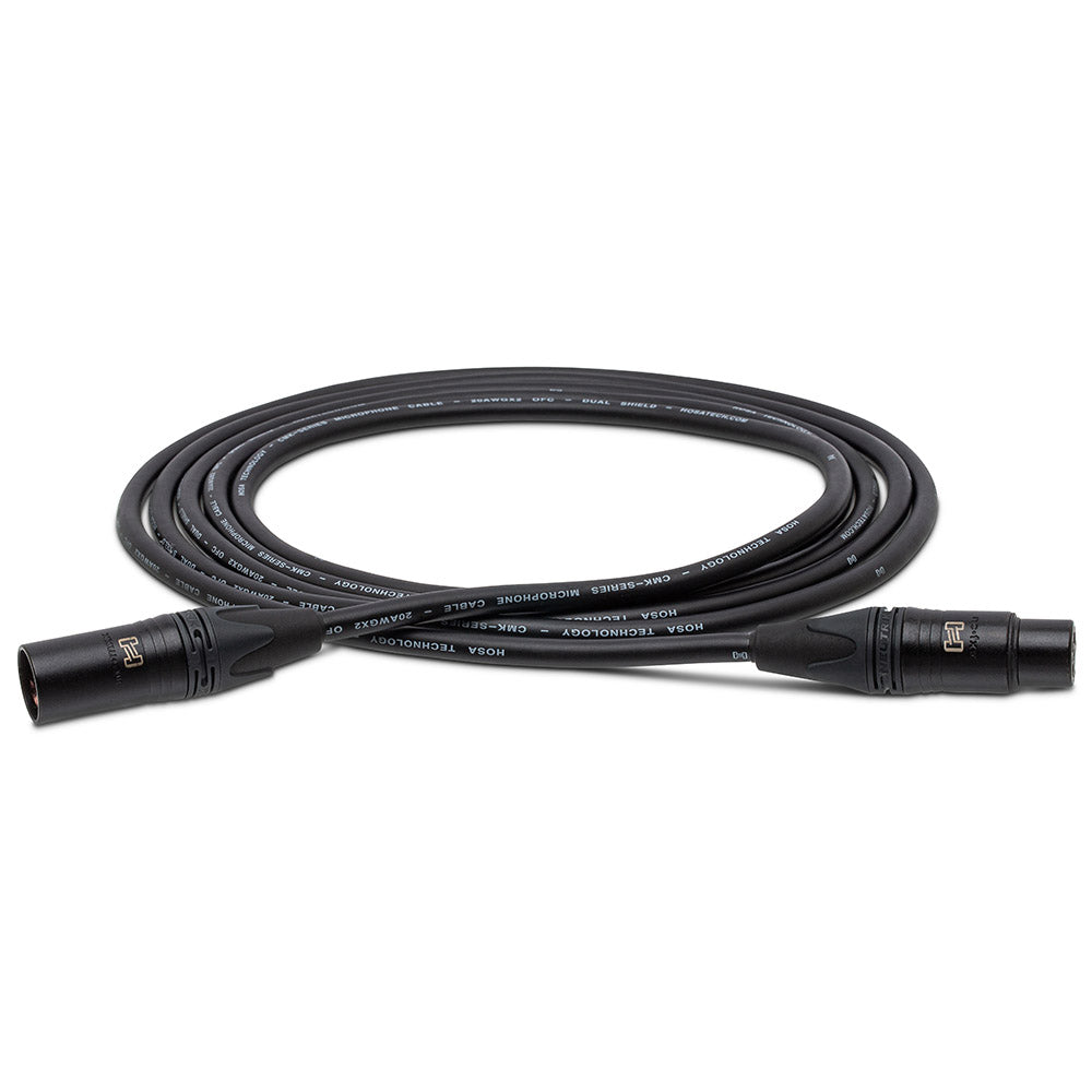 HOSA CMK-015AU Edge Microphone Cable Neutrik XLR3F to XLR3M (15 ft)