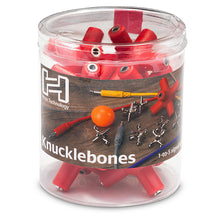 HOSA GMM-105PK Knucklebones Signal Splitter 3.5 mm X 6 Red (10-Pack)