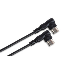 HOSA MID-305RR Right-angle MIDI Cable Right-angle 5-pin DIN to Same (5 ft)