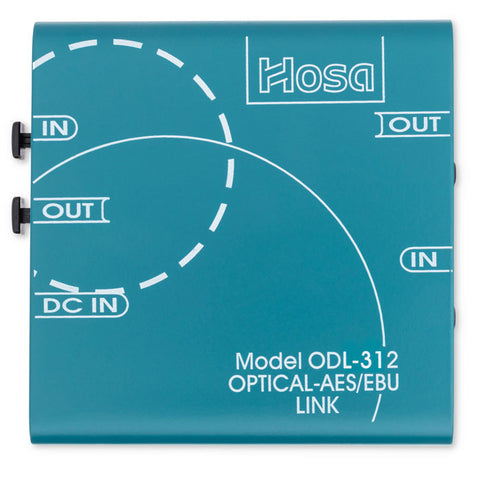 HOSA ODL-312 Digital Audio Interface (S/PDIF Optical to AES/EBU)