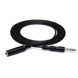 HOSA HPE-310 Headphone Extension Cable 1/4 in TRS to 1/4 in TRS (10 ft)