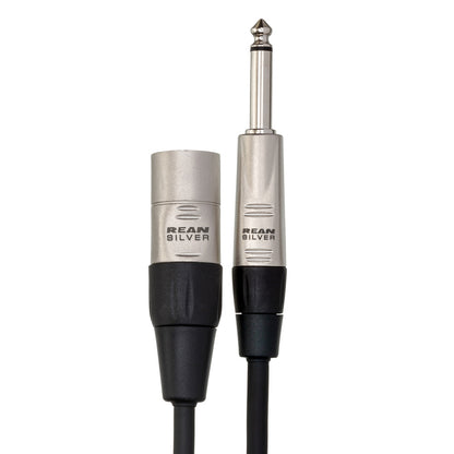 HOSA HSX-003 Pro Balanced Interconnect, REAN 1/4 in TRS to XLR3M, 3 ft