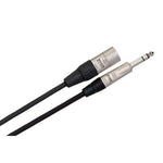HOSA HSX-005 Pro Balanced Interconnect, REAN 1/4 in TRS to XLR3M, 5 ft