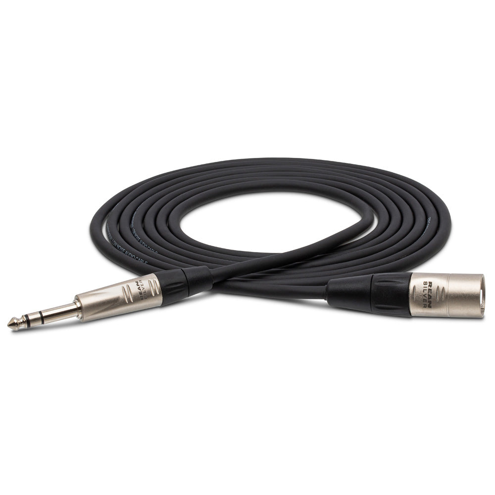 HOSA HSX-010 Pro Balanced Interconnect, REAN 1/4 in TRS to XLR3M, 10 ft