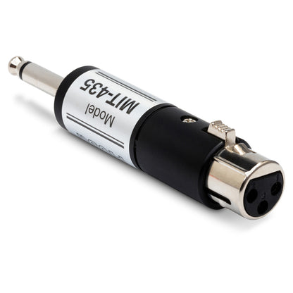 HOSA MIT-435 Impedance Transformer XLR3F to 1/4 in TS