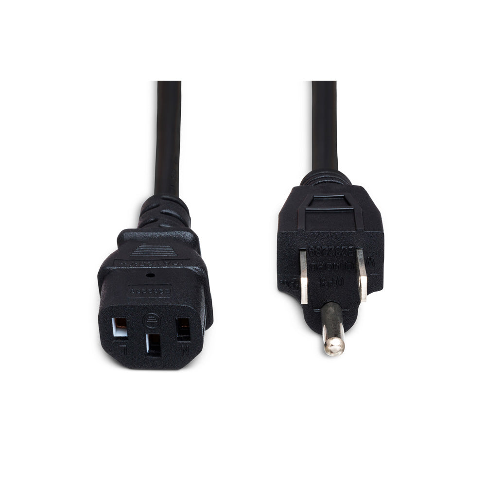 HOSA PWC-148 Power Cord IEC C13 to NEMA 5-15P (8 ft)