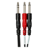 HOSA STP-202 Insert Cable 1/4 in TRS to Dual 1/4 in TS (2 m)