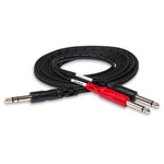 HOSA STP-202 Insert Cable 1/4 in TRS to Dual 1/4 in TS (2 m)
