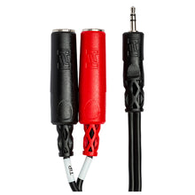 HOSA YMP-137 Stereo Breakout 3.5 mm TRS to Dual 1/4 in TSF