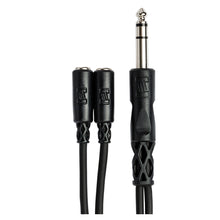 HOSA YMP-234 Y Cable 1/4 in TRS to Dual 3.5 mm TRSF