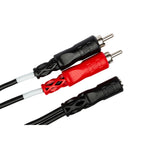 HOSA YMR-197 Stereo Breakout 3.5 mm TRSF to Dual RCA