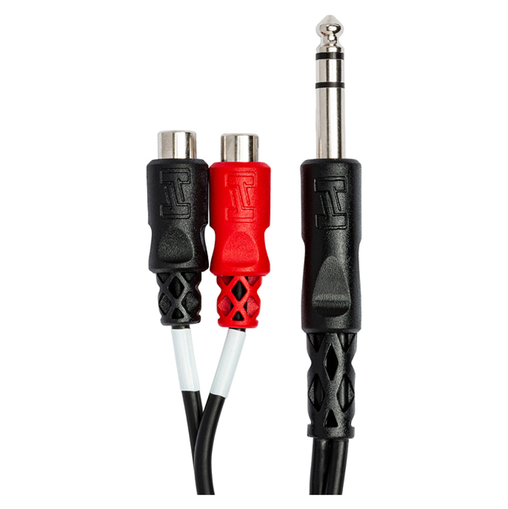 HOSA YPR-102 Stereo Breakout 1/4 in TRS to Dual RCAF