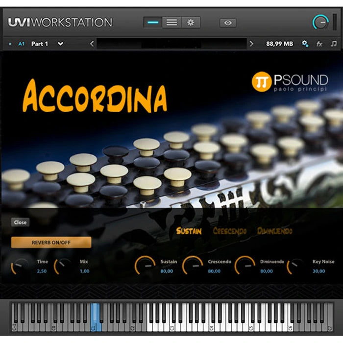 PSound Accordina Virtual Instrument