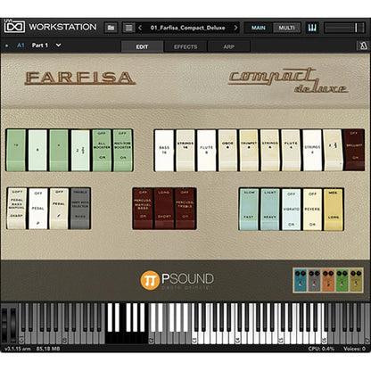 PSound Farfisa Compact Virtual Instrument