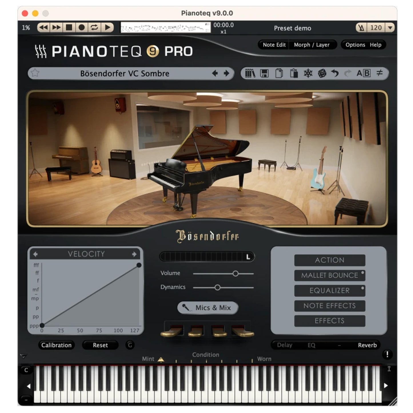 Pianoteq 9 Pro Upgrade from Standard Virtual Instrument